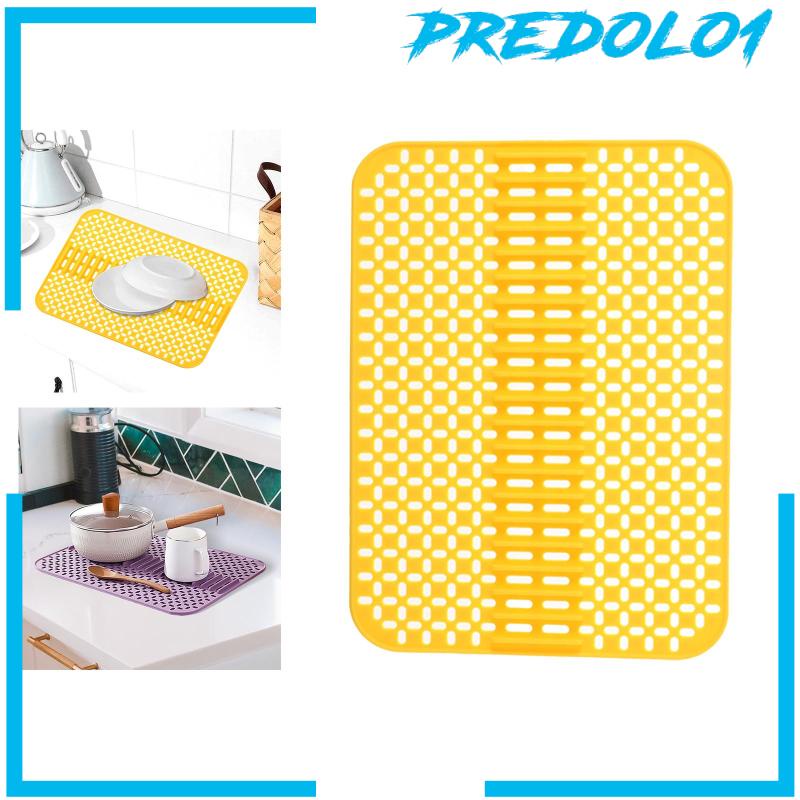 [Predolo1] Alas Pengering Silikon Silicone Sink Mat Untuk Meja Dapur Restoran