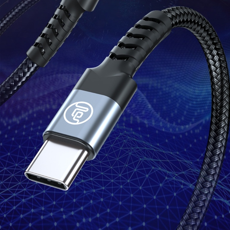 Vivi Kabel USB C to USB C Extra-Panjang PD 60W Tipe C Ke Tipe C Cable Fast Charge Braided Nylon USB C to USB C Charging Cor