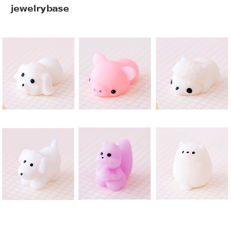 [jewelrybase] Kawaii Animal Soft Mochi Fidget Toys Mainan Sensory Pereda Anti-Sres Untuk Dewasa Butik