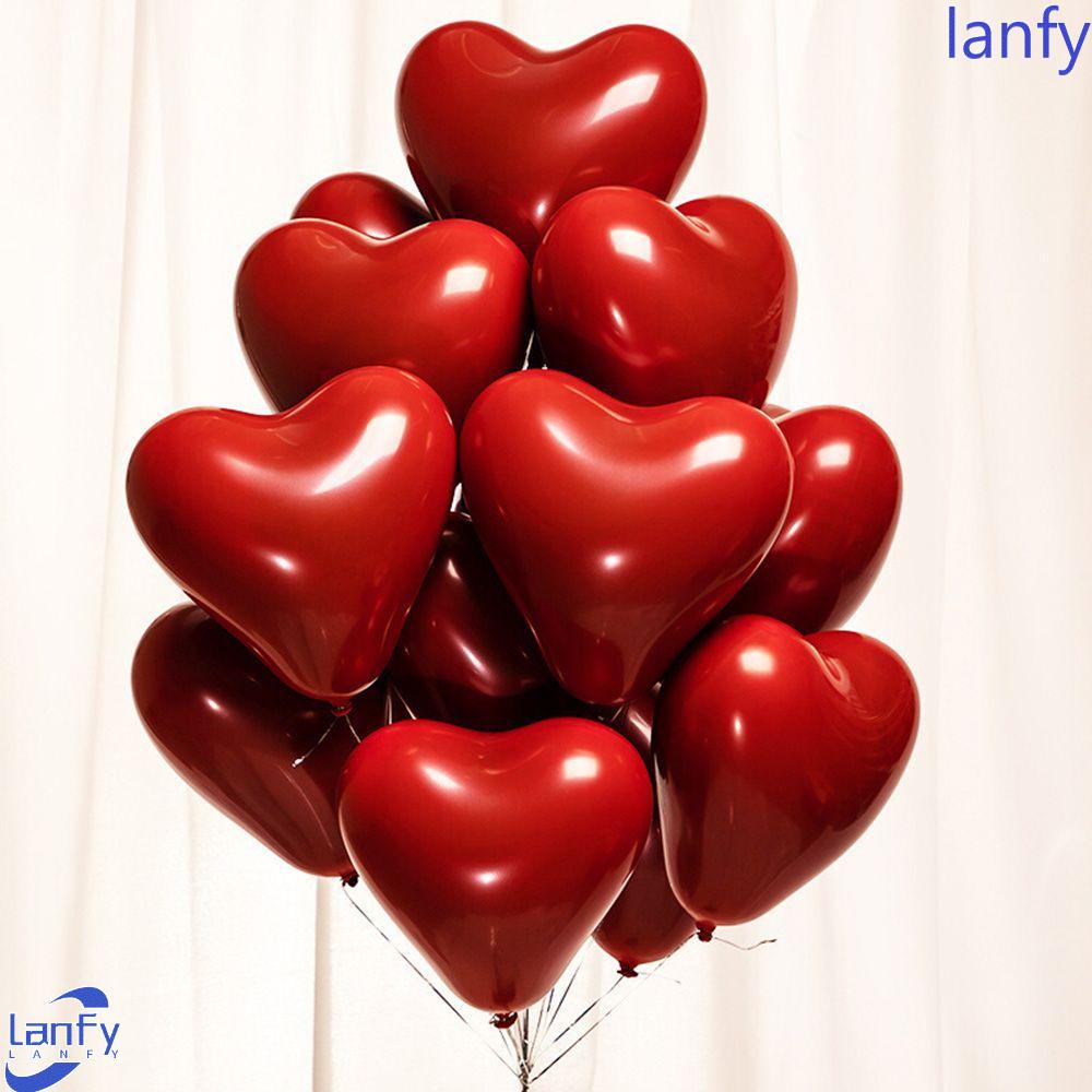 Lanfy Balon Latex Balon Latex 10inch Double Layer Party Room Layout Bulat Ulang Tahun Double-decker