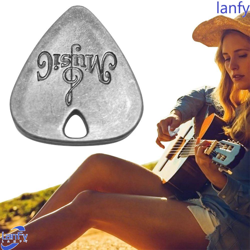 Lanfy Pick Gitar Untuk Wanita Dan Pria Penjualan Panas Paduan Seng Alat Musik Instrumen Stringed Sports Entertainment Plectrum