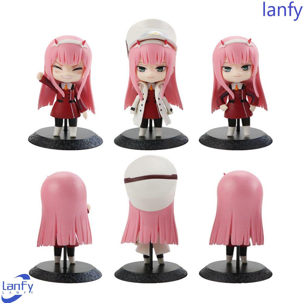 Lanfy Dar-ling in the FRANXX Figure Mainan Hadiah Mainan Anak Zero Two02 EXQ Ver 10CM Model Toys