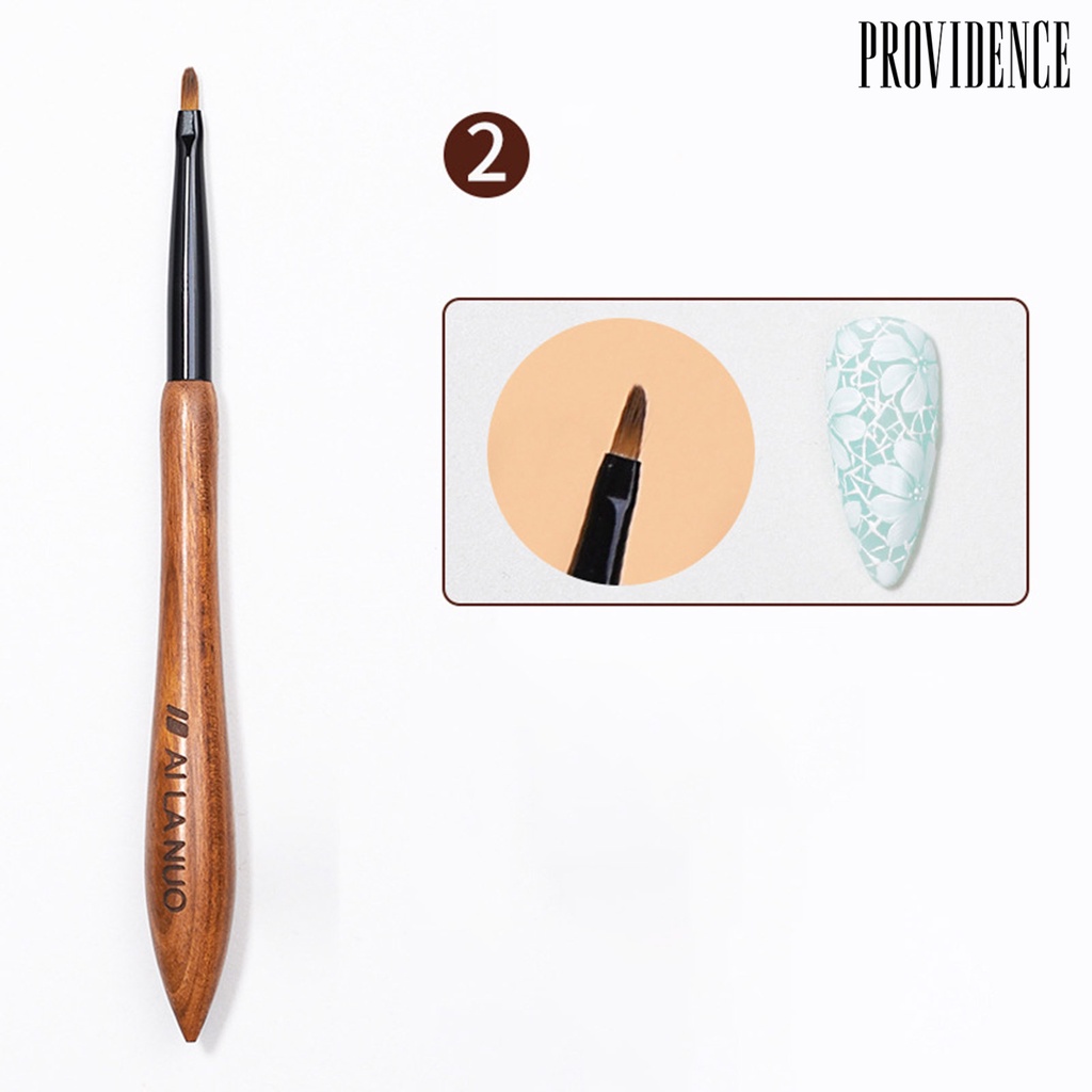 Providence Kuas Liner Kuku UV Gel Extension Lukisan Pen Nail Art Alat Nail Art Bubuk Cair Akrilik Ukiran Liner Untuk Desain Kuku