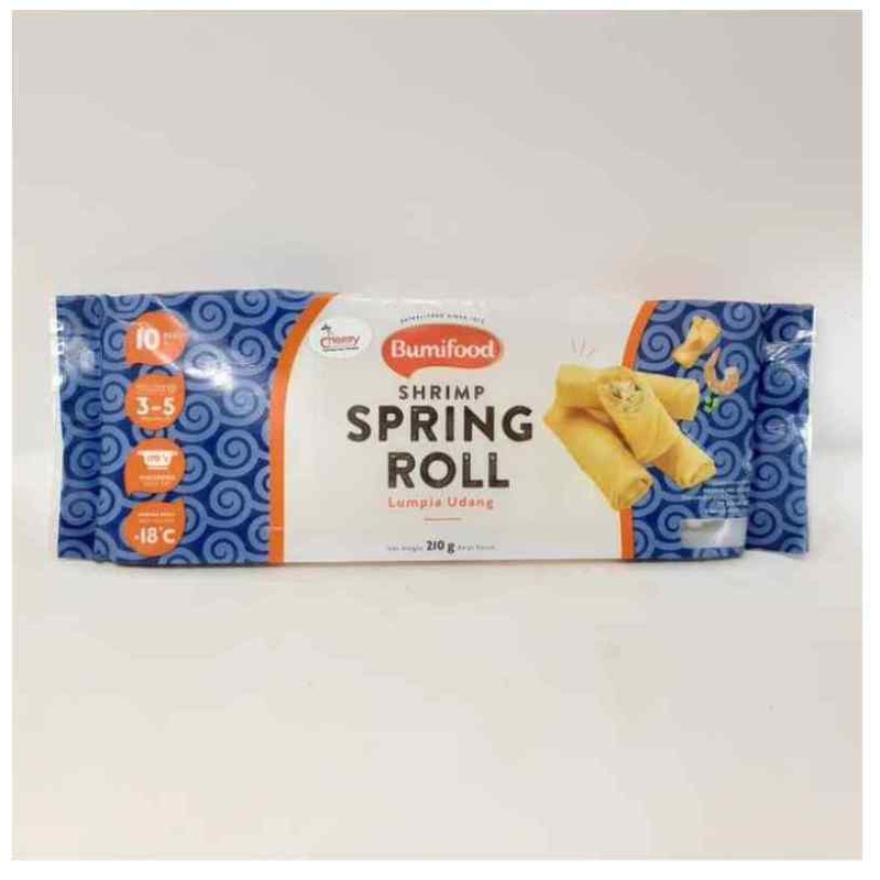 

Bumi food spring roll udang 10 pc 210gr