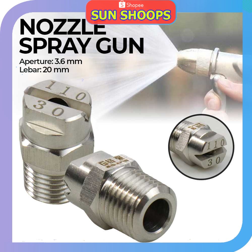 SUN SHOOPS - MX Nozzle Spray Gun Cuci Mobil Stainless Steel 110 Derajat - MX1