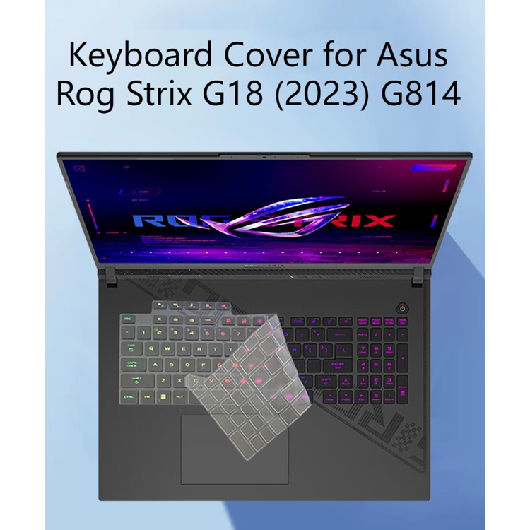 Cover Keyboard Untuk Film Pelindung Keyboard Asus Rog Strix G18 (2023) G814 Anti Debu Waterproof