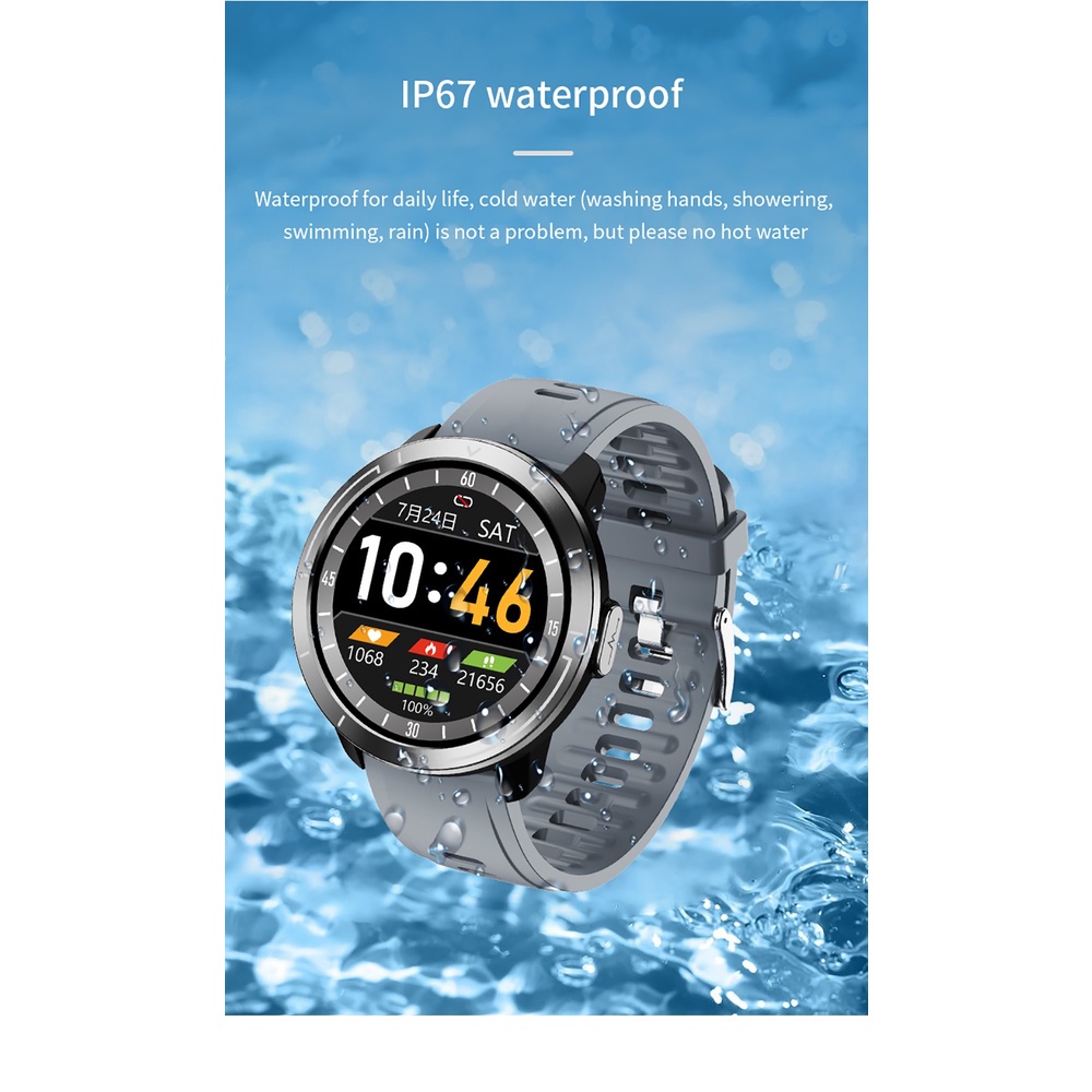 AKN88 - MAFAM M18 PLUS Smartwatch ECG PPG Real Time Sensor Waterproof IP67