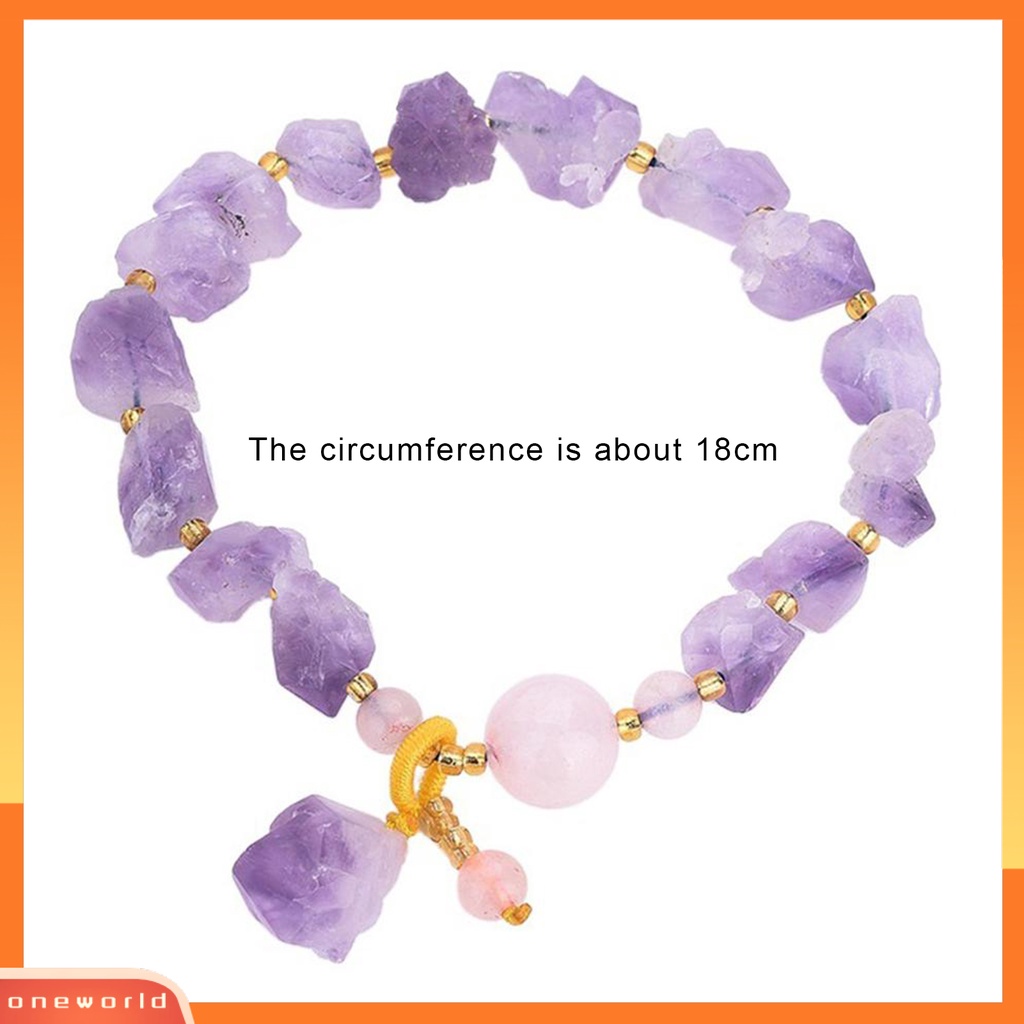 [EONE] Wanita Gelang Gradien Elegan Tembus Bentuk Berbeda Batu Energi Prom Gelang Perhiasan Perempuan