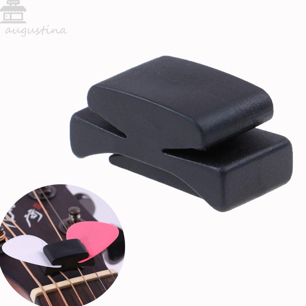 Guitar Picks holder Agustinina Fix On Headstock Ukulele Dudukan Senar Karet