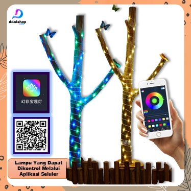 Lampu LED Strip Running RGB 10M – Bluetooth USB 5V Sensor Musik Waterproof Dekorasi Kamar