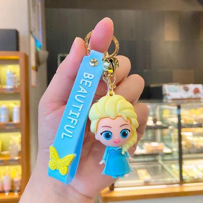 Hadiah Ulang Tahun Anak Perempuan 3D Lucu Kartun Anime Frozen Princess Universal Pendant Keychain Mobil Rumah Gantungan Kunci Untuk Tas Ransel Untuk Airpods Inpods 1 2 3 PRO 4 6 12 I12 i13 Pro4 pro6 Case