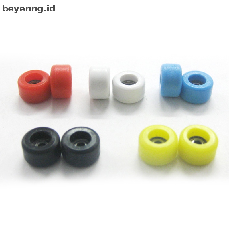 Beyen 4Pcs/Set Roda Bantalan PU+Metal Urethane CNC Untuk Roda Fingerboard ID