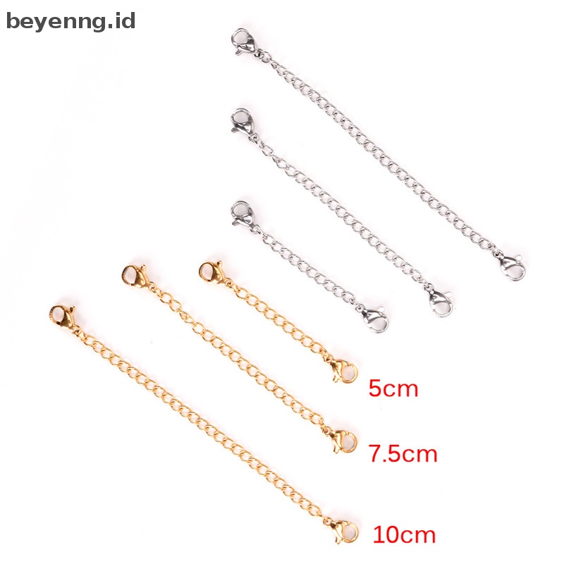 Beyen Extension Chains Extender Tail Kaitan Kalung Gelang Anting Membuat Perhiasan ID