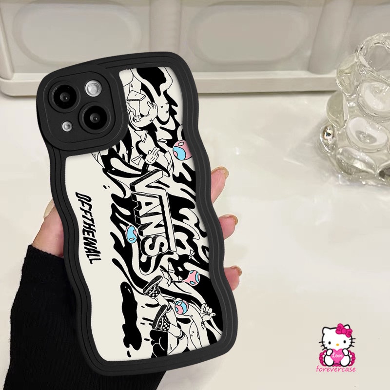 Casing Anime Kartun Untuk Realme C53 C12 C55 C35 C25Y C11 C30 C21Y C25s C25 C33 C20 C17 C20A C3 C15 8i 6i 8 Pro+7i 5i 5s 8Pro 10 9i 7 5 Trendi Merek V.ANS Lembut Bergelombang Tepi Sarung