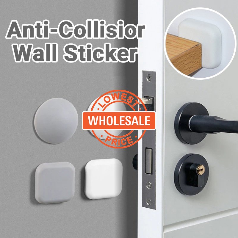 [Harga Grosir] Menebal Gagang Pintu Mute Pelindung Silikon Anti Bentur Cushion Self Adhesive Anti- crash Pad Furniture Meja Sudut Buffer Mat Anti-Tabrakan Shockproof
