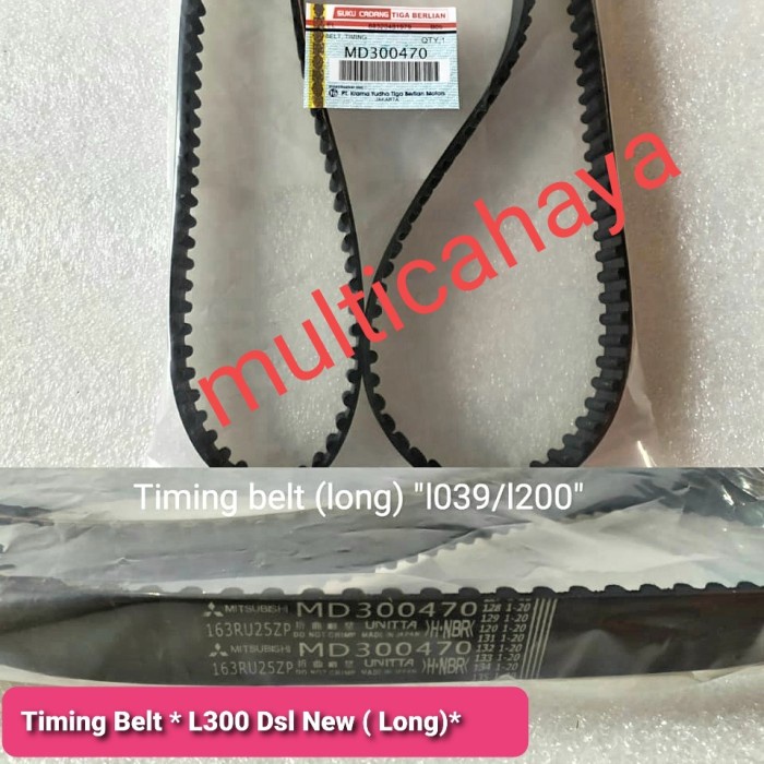 timing belt Mitsubishi L039/L200 panjang MD300470