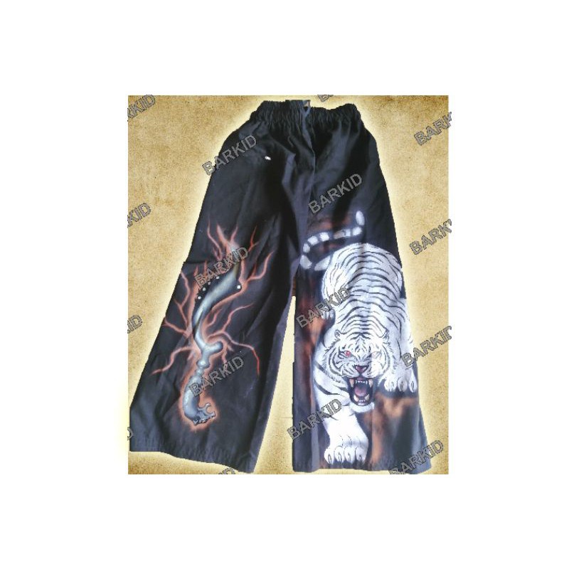 celana pangsi lukis - calana pangsi - adat sunda keren dilukis RN