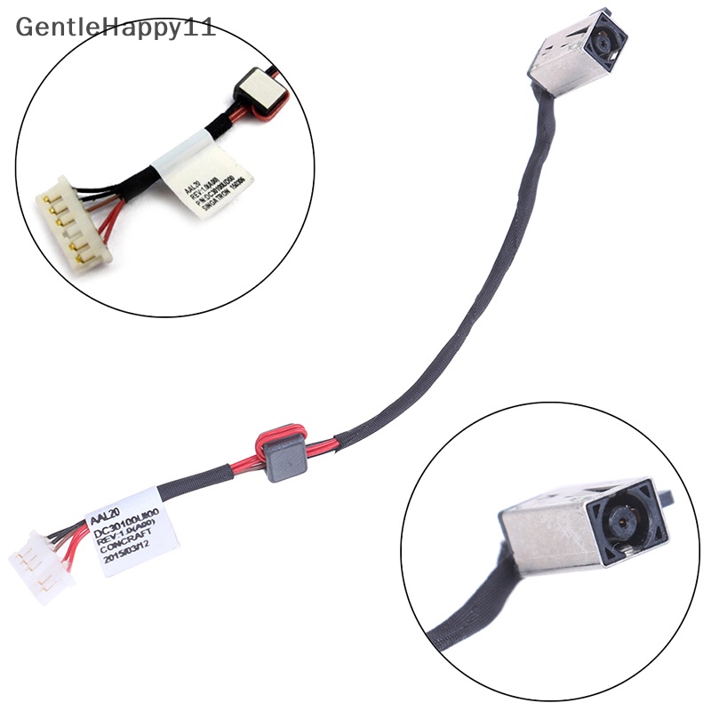 Gentlehappy Stop Kontak Kabel jack Listrik DC Untuk dell inspiron 14-5455 15-5558 KD4T9 DC30100UD00 id