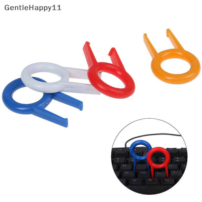 Gentlehappy 2Pcs Mekanik keyboard keycap puller remover Alat keyboards key cap fixing id