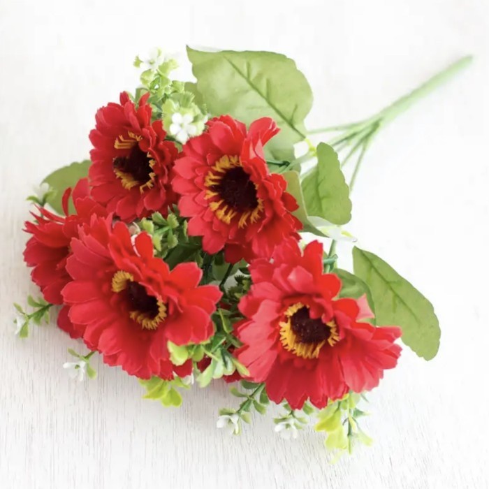 KR011 Bunga Krisan Gerbera / Bunga Plastik / Artificial Flower Daisy