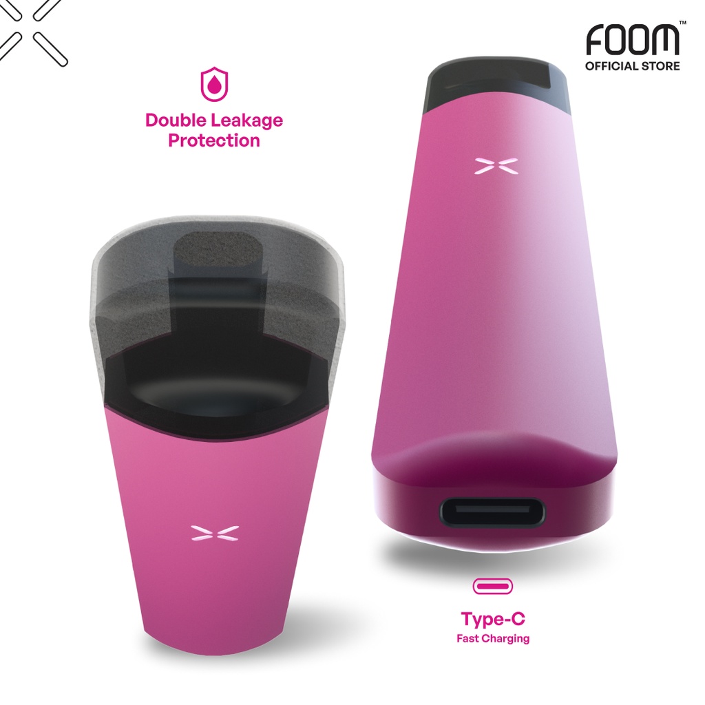 POD X FOOM Hot Pink Bundling - Bubble Gum Capsule ( Free Lanyard)