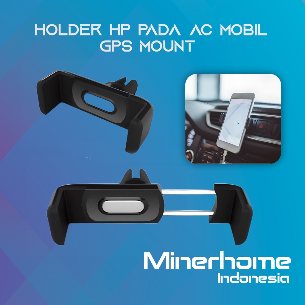 Holder HP Pada AC Mobil GPS Mount