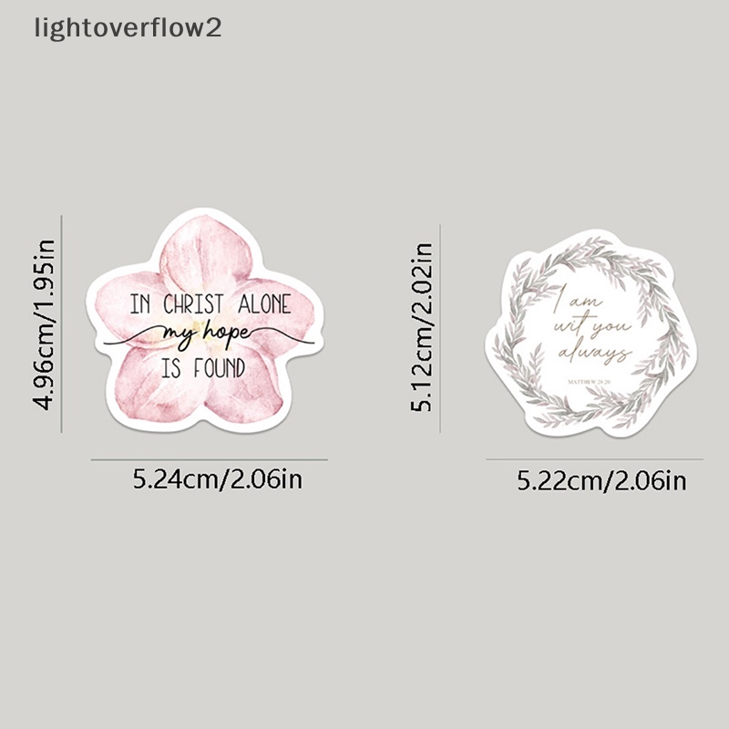 [lightoverflow2] 50pcs Ucapan Alkitab Injil Yesus Kristen Agama BOHO Stiker Natal Koper Laptop Bagasi Motor Sticker [ID]