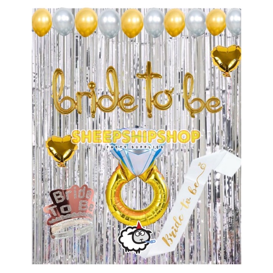 PAKET BRIDE TO BE & BRIDAL SHOWER Dekorasi Pesta Tunangan, Pernikahan