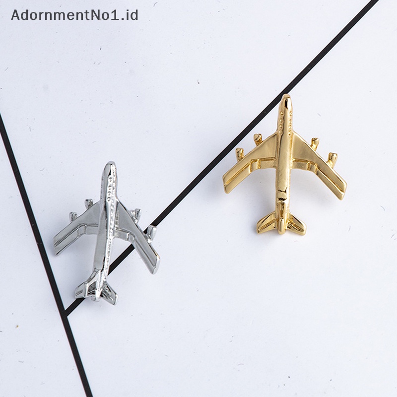 [AdornmentNo1] Logam Pesawat Bros Diy Fashion Pin Alloy Lencana Vintage Pin Gesper Badge Gesper Aksesoris Perhiasan [ID]