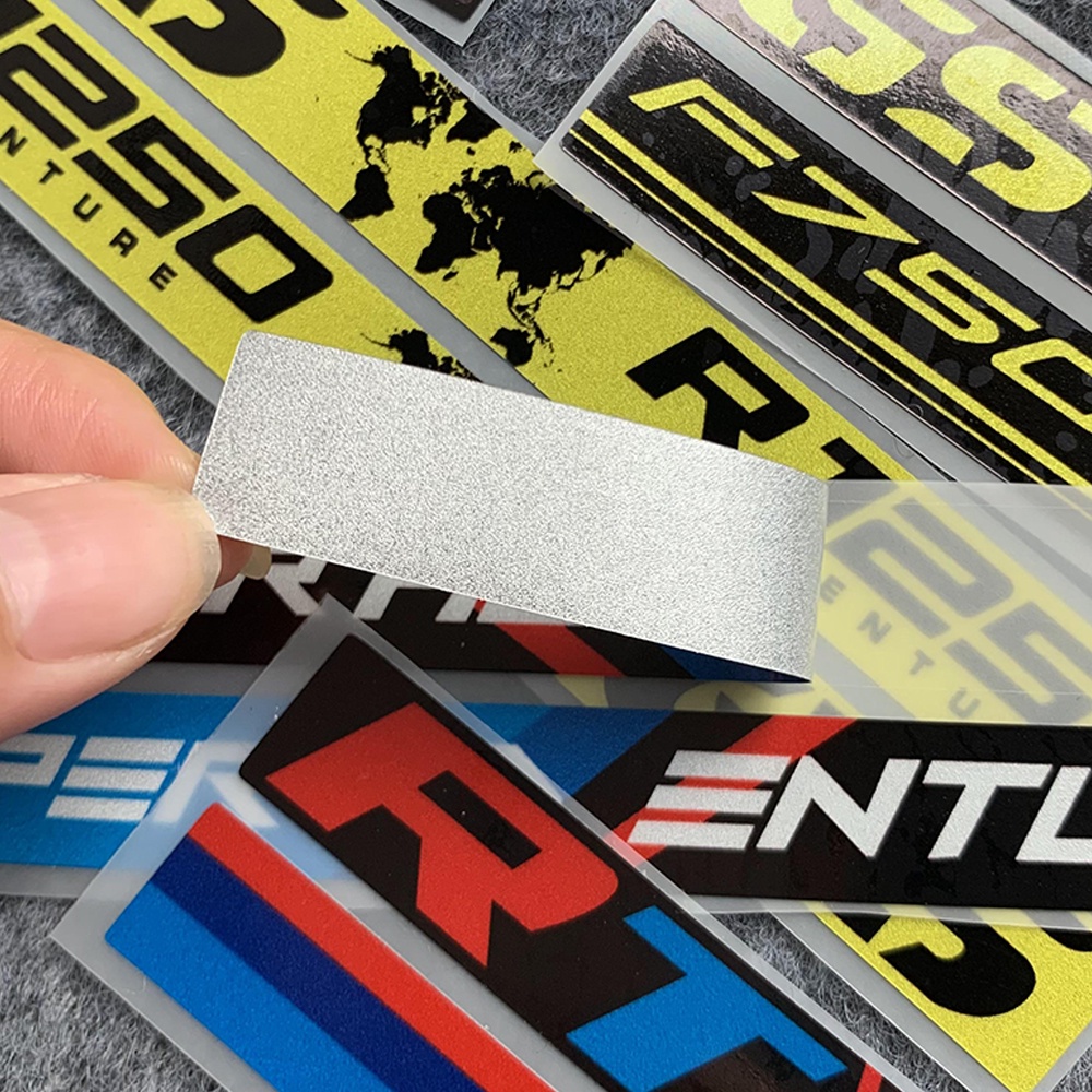 Bmw Stiker Pelindung Stang Motor Handguard 40th Anniversary Reflektif Decal Kaca Depan Hadiah Dekorasi Untuk BMW R1250GS R1200GS F850GS F750GS F900XR S1000XR