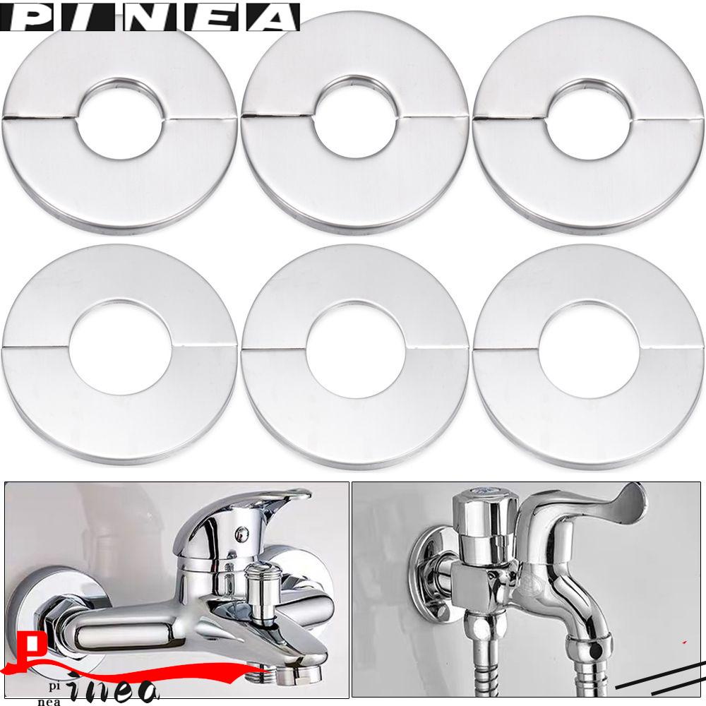 Kran Nanas Penutup Hias Tembok Bermanfaat Flange Stainless Steel Chrome Faucet Aksesoris