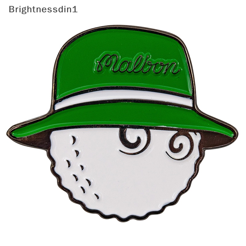 [Brightnessdin1] 1pcs Mark Ball Topi Golf Klip Topi Golf Magnetik Klip Dengan Magnet Golf Putg Aksesoris Golf Marker Pria Wanita Butik