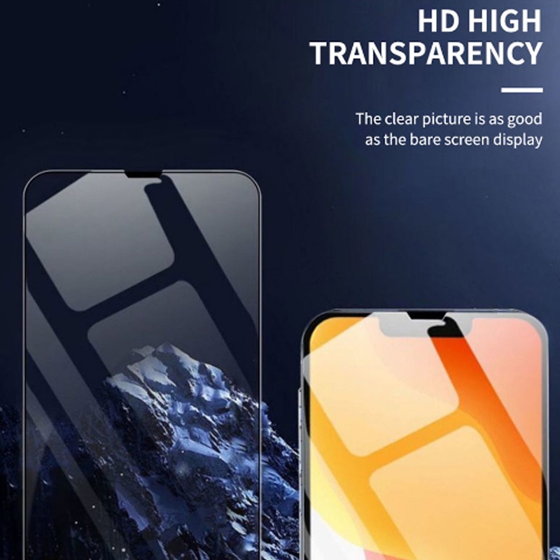 Superfit Tempered glass iPhone X Xs Xr Xs Max 11 11 Pro 11 Pro Max 12 12 Pro 12 Pro Max 13 13 Pro 13 Pro Max 14 14 Pro 14 Pro Max 14 Plus Easy Install Anti Gores Anti Spy Privacy Full Layar