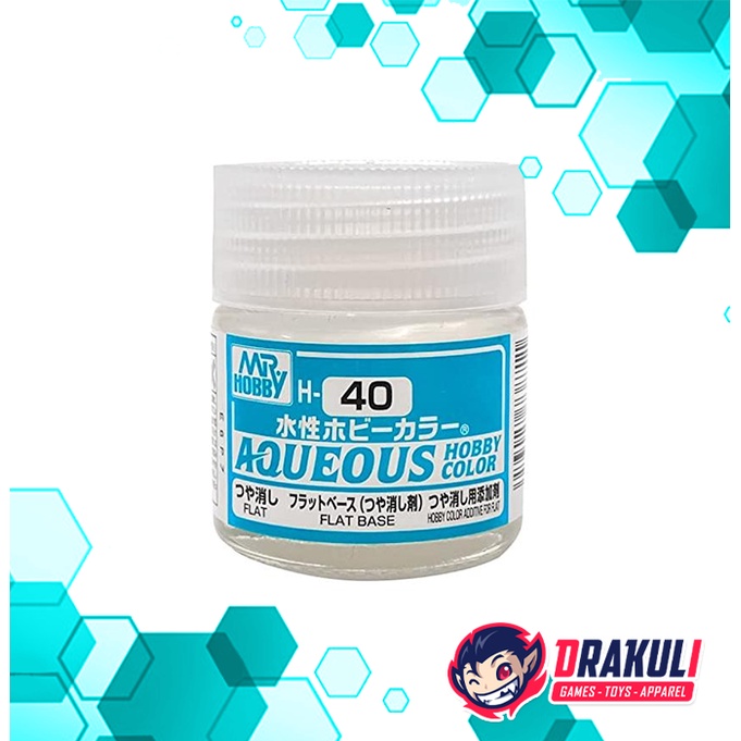 Mr. Hobby Model Kit Paint Aqueous Hobby Color - Flat Base H40