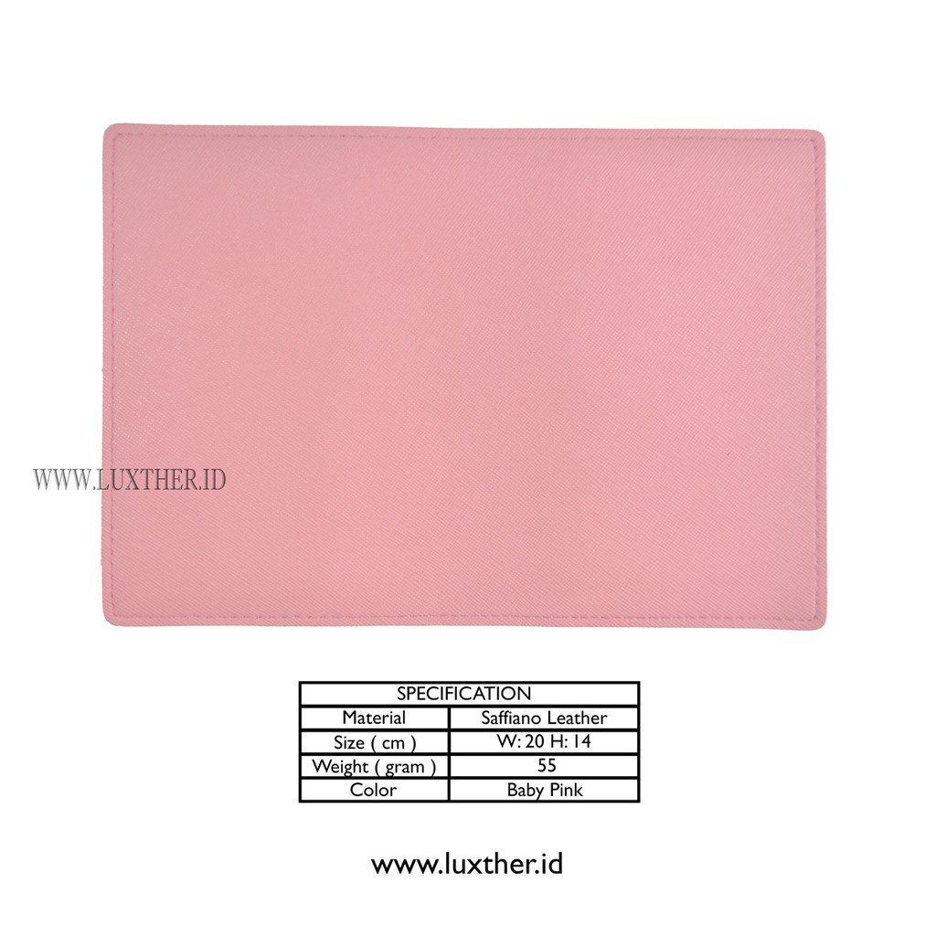 LUXTHER - Passport Cover / Passport Case / Passport Holder  / Saffiano Leather