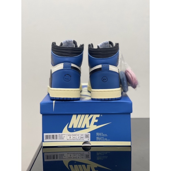 Sepatu Nike Air Jordan 1 High Fragment X Traviz Scoot BNIB