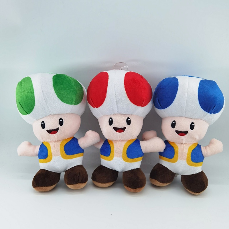 Super Mario Bros Plush Toy Game Figure Luigi Yoshi Dinosaurus Plush Doll Lucu Figure Liontin Mainan Boneka Mainan Ulang Tahun Anak