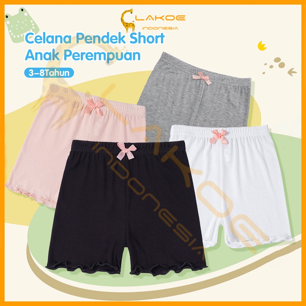 Lakoe Celana Dalam Short Pendek/Celana Boxer/Perempuan Undershorts anak/Cewek Baju Boxer Anak 1 - 16 tahun