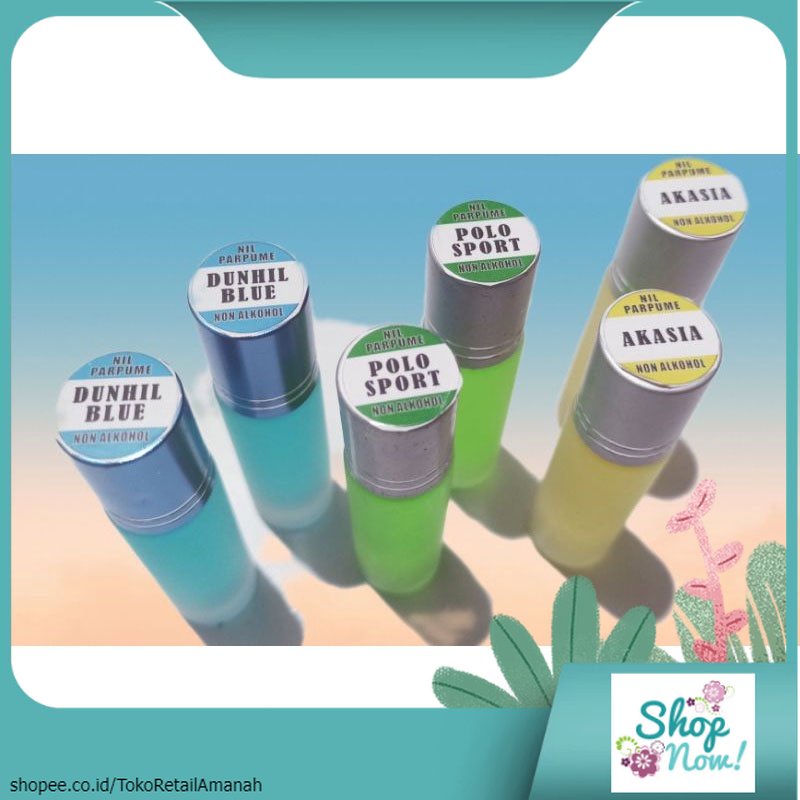 Parfume Non Alkohol | Dunhill Blue, Polo Sport, Akasia 123456-NH