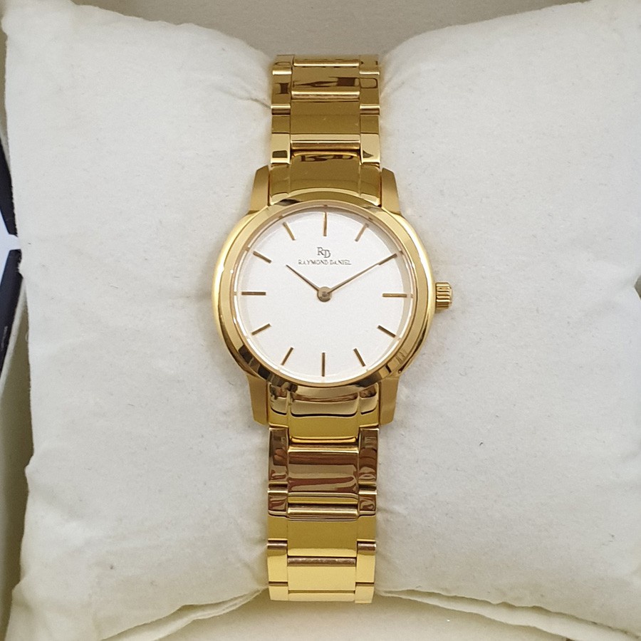 Raymond Daniel RD 223 Gold,Jam Tangan Couple(Bisa Beli Satuan), Original