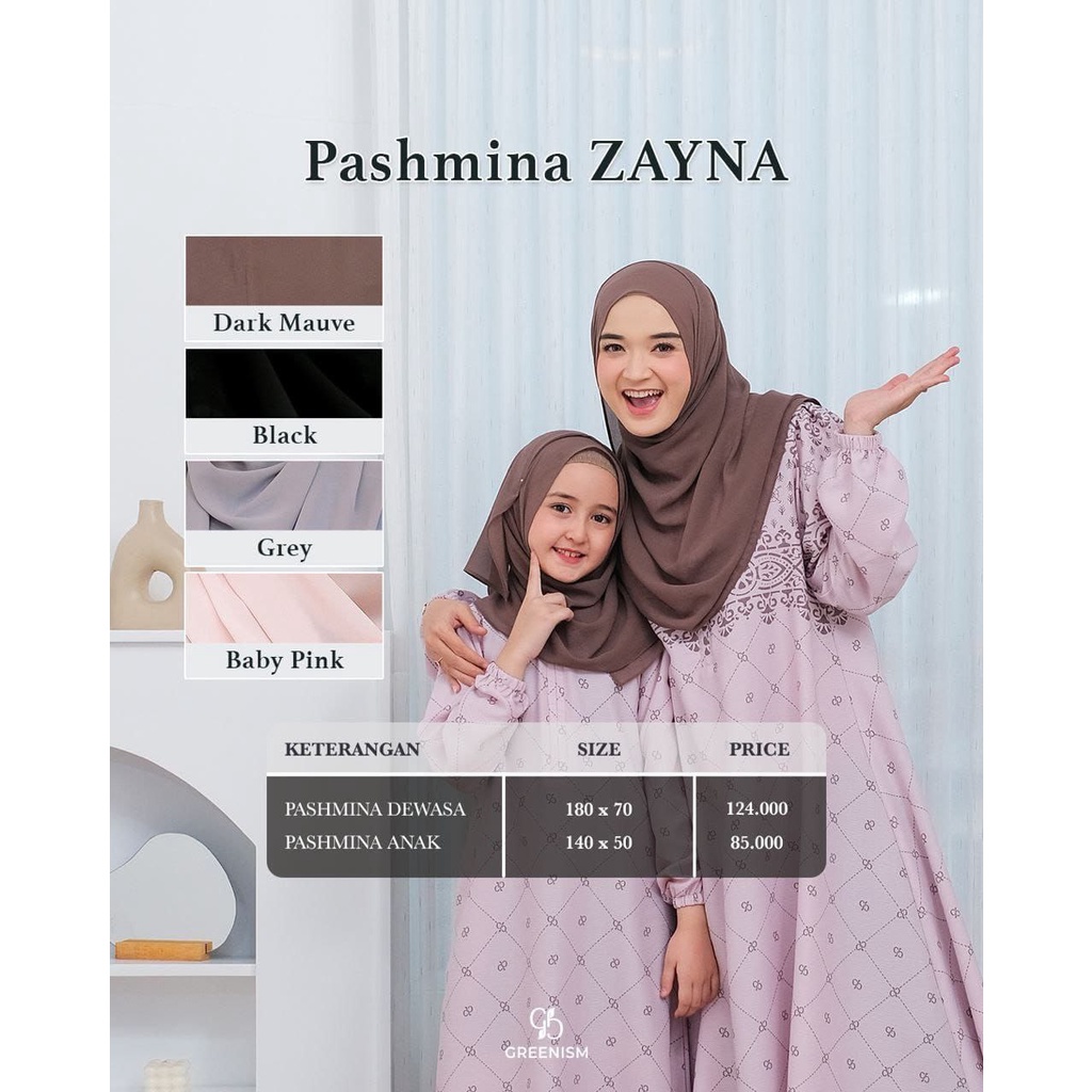 Zayn Zayna Pashmina Only ORIGINAL by Greenism