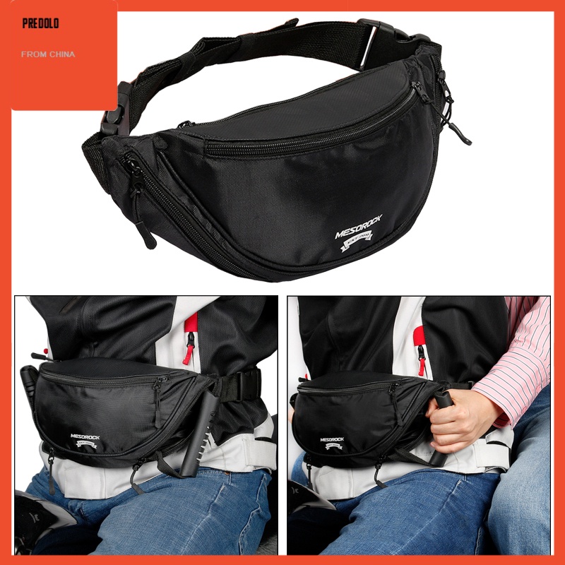 [Predolo] Tas Sabuk Pengaman Kursi Belakang Strap Adjustable Untuk Dewasa Sepeda Motor