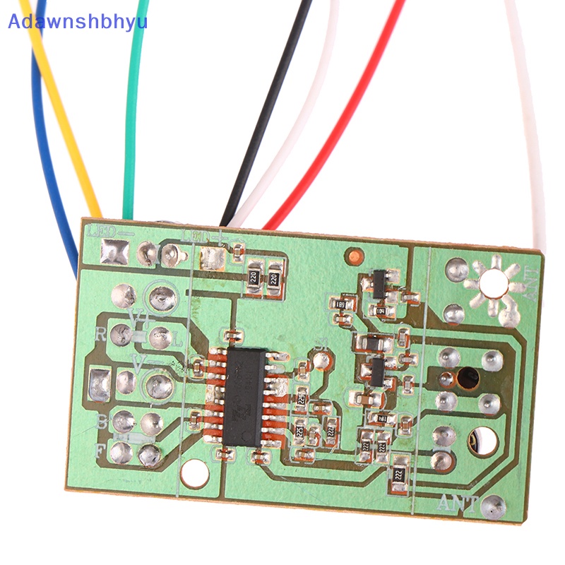 Adhyu RC Remote Control 40MHz Sirkuit PCB Papan Pemancar Dan Receiver Sistem Radio Dengan Antena Set Untuk Mobil Truk Mainan ID