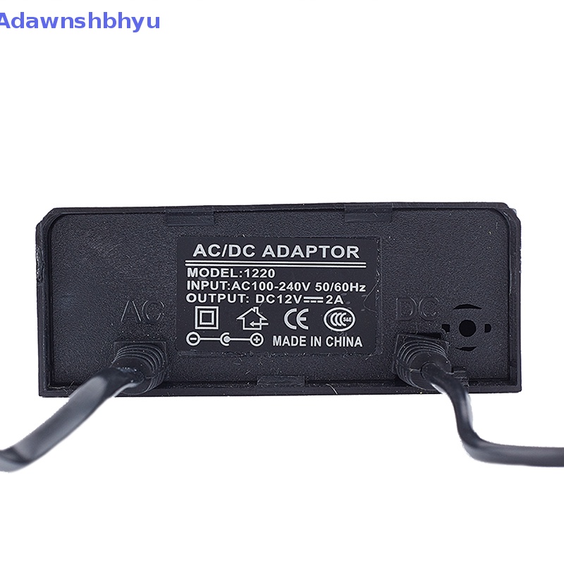 Adhyu 12V 2A Adaptor Daya Kamera CCTV Outdoor Waterproof EU US Plug Adapter Charger ID