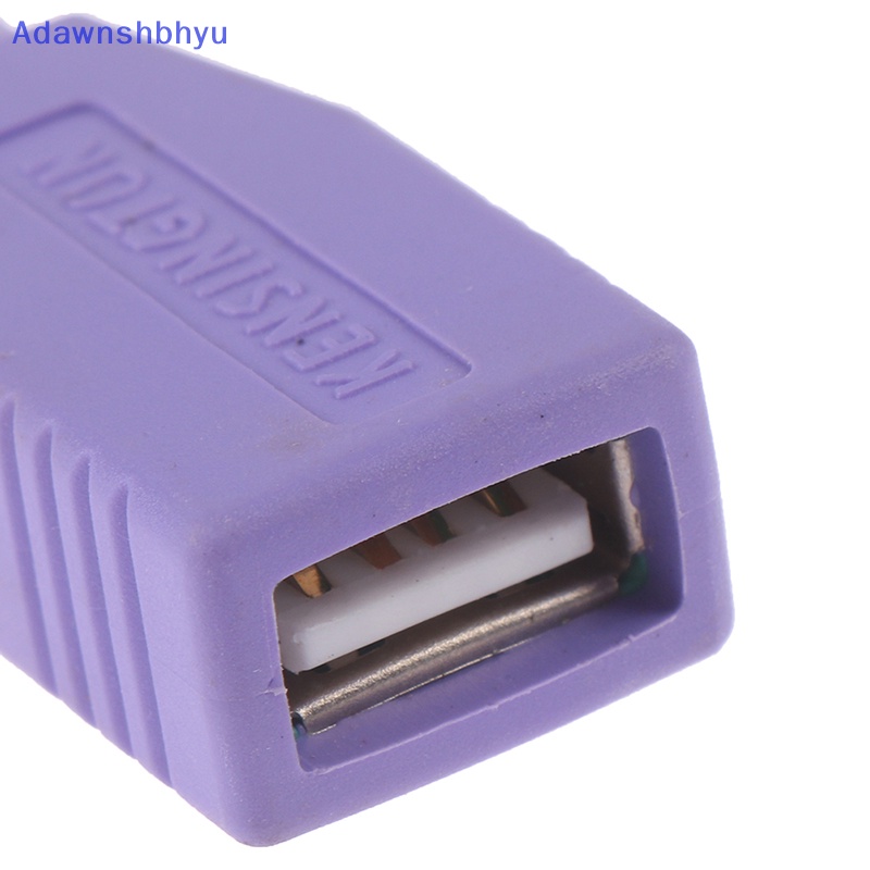 Adhyu 1PC USB Female To PS2 PS/2 Male Adapter Converter keyboard Mouse Tikus ID