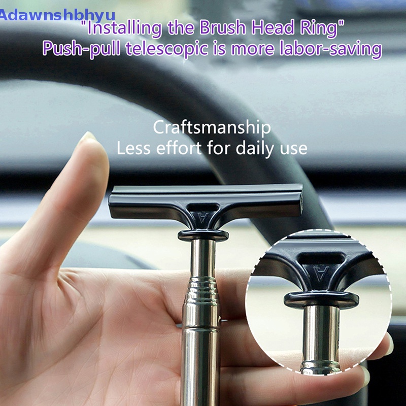 Adhyu Wiper Kaca Spion Mobil Telescopic Mirror Squeegee Cleaner Alat Sikat Kaca ID