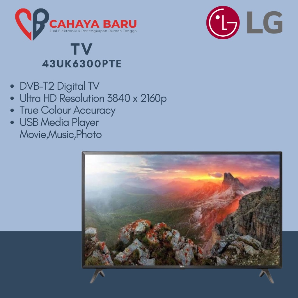 TV LG 43UK6300PTE