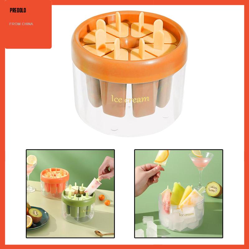 [Predolo] Popsicle Maker Reusable Easy Release Alat Pembuat Es Lilin Untuk Kue Rumah