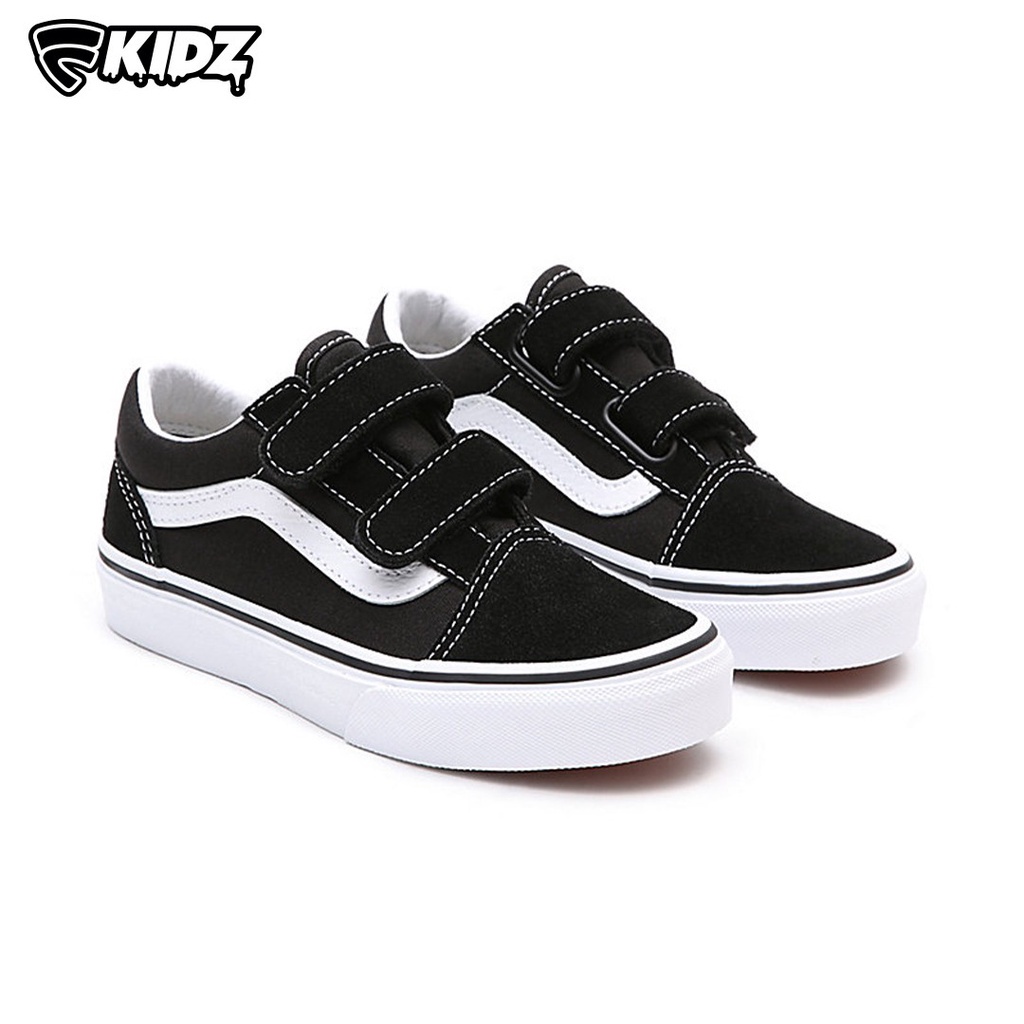 SEPATU ANAK VANS OFF THE WALL | UY OLD SKOOL V BLACK TRUE WHITE