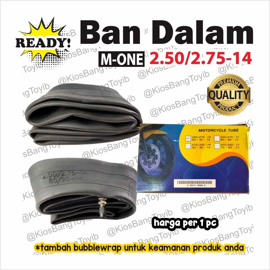 Ban Dalam Motor Matic 2.50/2.75-14 Ring 14 80/90-14 (M-One)